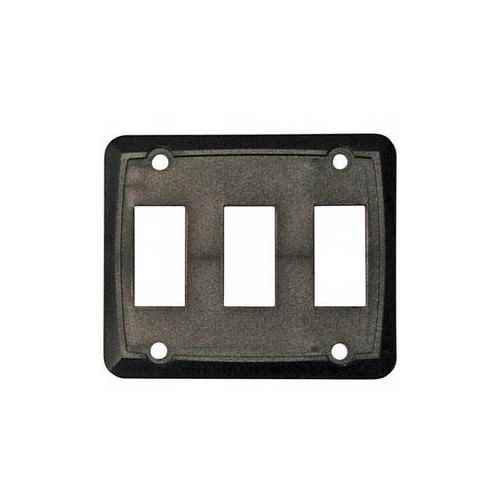 Buy Diamond Group P7315C Face Plate Triple Black Single - Switches and