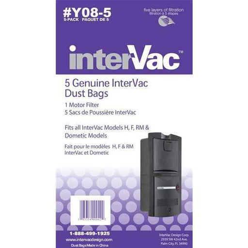 Buy Intervac Y08-5 Vacuum Cleaner Bag Disposable - Fits InterVac/ Dometic