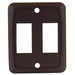 Buy JR Products 128915 5Pk Double Wall Plate Brown - Switches and