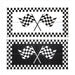 Buy Ming's Mark RF8201 Checkered Patio Mat 8X20 Black/White - Camping and