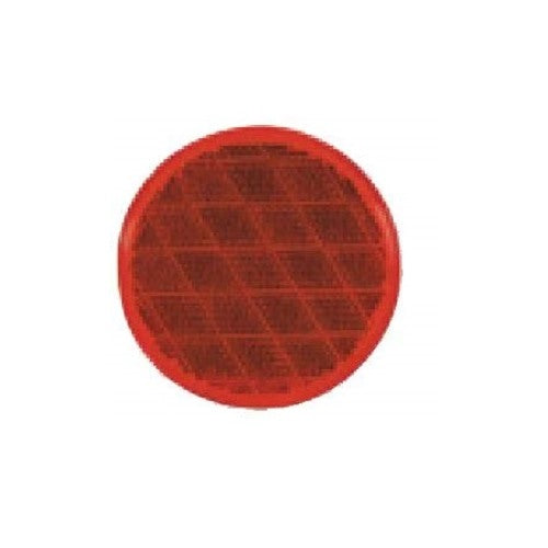 Buy Optronics RE21RBP 3" Round Reflector Red Adhesive Mount - Towing