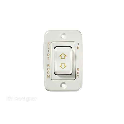 Buy RV Designer S145 White Contoured Switch 40 A - Switches and