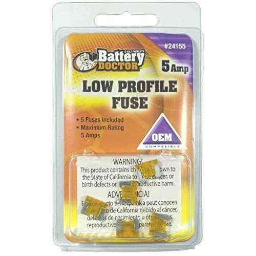 Buy Wirthco 24155 Low Profile ATM Mini Fuse, 5 Pack - 12-Volt Online|RV