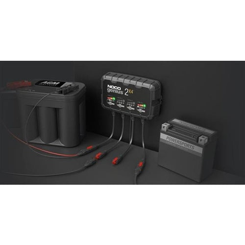 Buy Noco GENIUS2X4 Genius 4 Bank 8 Amp On-Board Battery Charger -