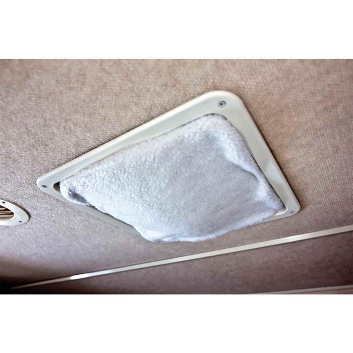 RV Vent Insulator And Skylight Cover With Reflective Surface, Fits Standard 14" RV Vents