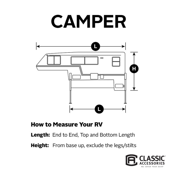 8'-10' Poly 3 Truck Camper Cover 