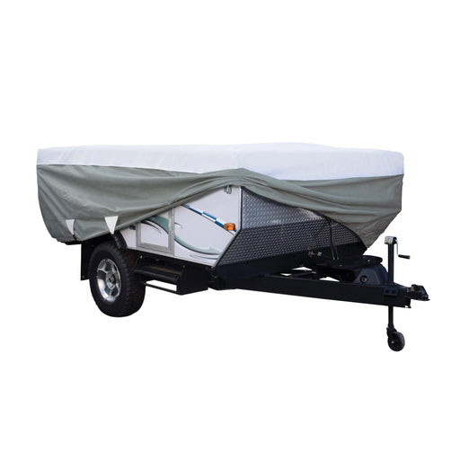 8'-10' Poly 3 Folding Tent Trailer Cover 