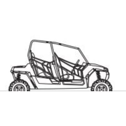 Buy Classic Accessories 1805401040 UTV ROLL CAGE TOP - RZR 4 - Other