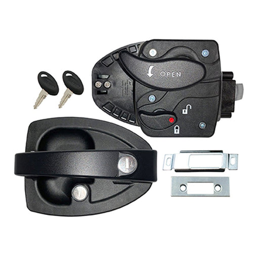 Buy AP Products 013521 Bauer Travel Handle Lockset Black - Doors Online|RV