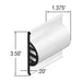 Comm Dock Side Guard Coil Retail Pack, 10-Feet, White