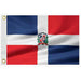 Dominican Republic Flag 12" x 18" Nylon