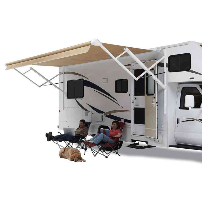 Buy Carefree OV2553HW Travel'r Electric Awning Arms White (Steep Pitch) -