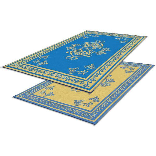 Buy Faulkner 48465 Patio Mat Monte Carlo 8X20 Blue - Camping and Lifestyle