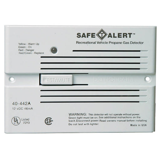 Buy Safe-T-Alert 40-442-P-WT LP Gas Alarm Flush Mount White - Safety and