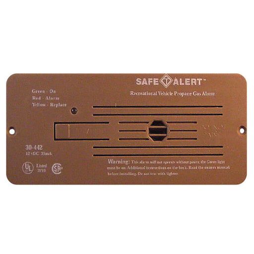 Buy Safe-T-Alert 30-442-P-BR Classic LP Gas Alarm Flush Mount Brown -