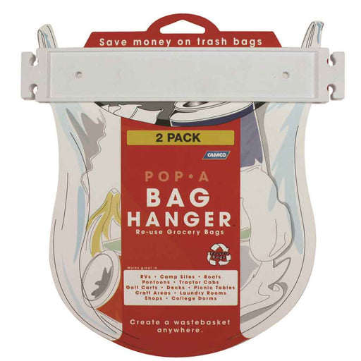 Buy Camco 43593 Pop-A-Bag Plastic Bag Hanger 2 Pack - Kitchen Online|RV