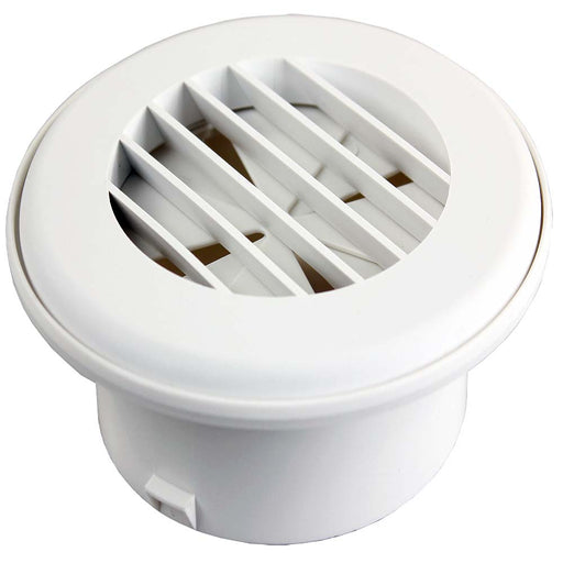 Buy JR Products HV4DPWA Heat Vent 4" Dampered Polar White - Furnaces