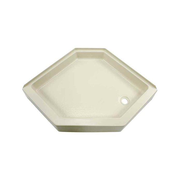 Buy Lippert 209415 Parchment 32X32 Neo Hex Shower Pan Right-Hand - Tubs