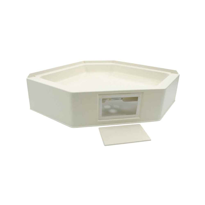 Buy Lippert 301242 Parchment 34X34 Neo Hex Shower Pan 9.5" Apron - Tubs