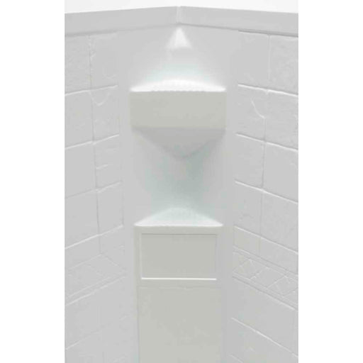 Buy Lippert 306205 White Slate 34X34X68 Neo Tile Shower Surround - Tubs