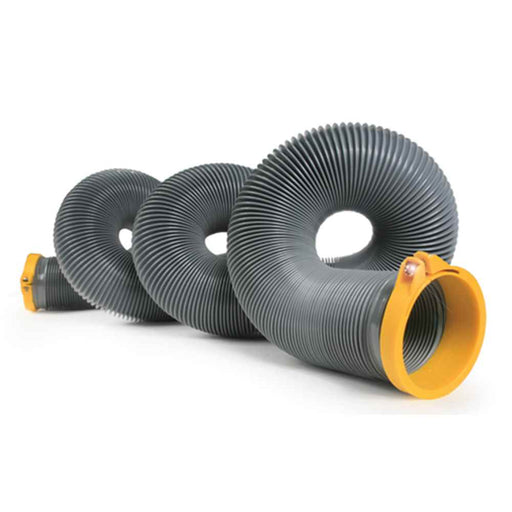 Buy Camco 39901 Gray 15' Durable High Tensile Strength Vinyl Sewer Hose -