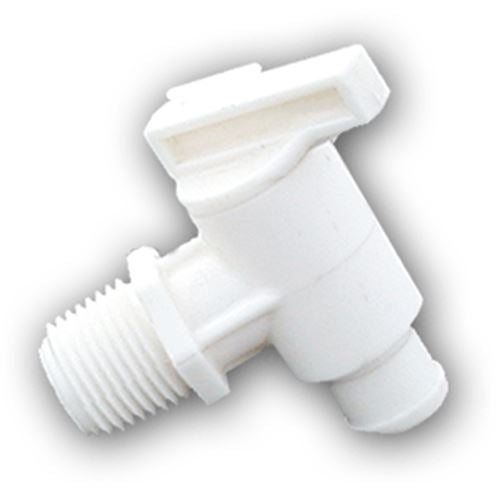 Buy Peterson Molding 18966AW Draincock 1/2MPT Arctic White - Freshwater