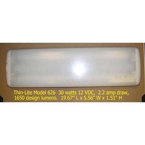 Buy Thin-Lite D626 Replacement Lens For Fluorescent Light - 30W - Lighting