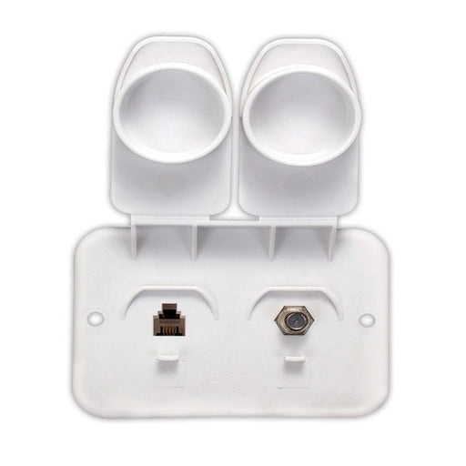 Buy JR Products 543A2A Phone Cable Plate - Televisions Online|RV Part Shop