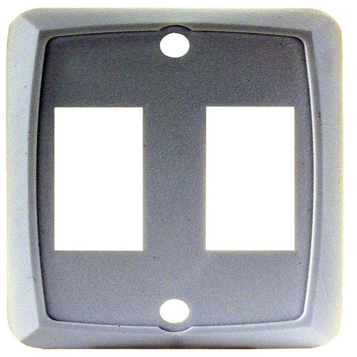 Buy JR Products 12875 White Double Switch Wallplate - Switches and