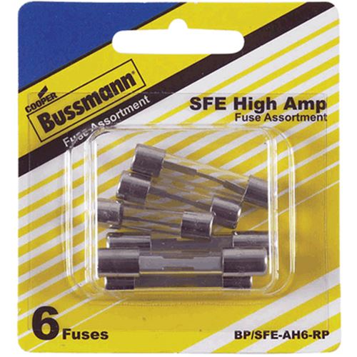 Buy Cooper Bussmann BPSFEAH6RP Sfe High Amp Assorted (3) - 12-Volt