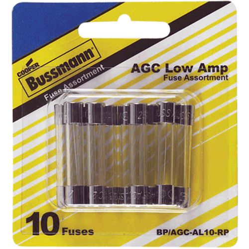 Buy Cooper Bussmann BPAGCAL10P AGC Low Amp Assorted (6) - 12-Volt