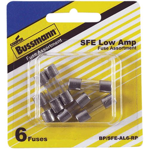 Buy Cooper Bussmann BPSFEAL6RP Sfe Low Amp Assorted (4) - 12-Volt