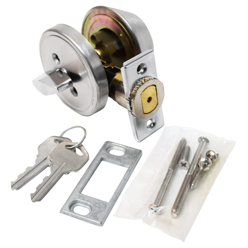 Buy Valterra L32CS3008 RV Deadbolt Lock Single 5/8 Throw - Doors Online|RV