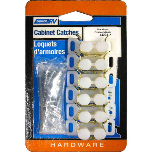 Buy Camco 44203 Cabinet Catches Side Mount - 6 pack - RV Storage Online|RV
