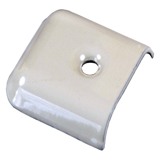 Buy JR Products 49665 Vinyl End Caps Metal Colonial White - Hardware