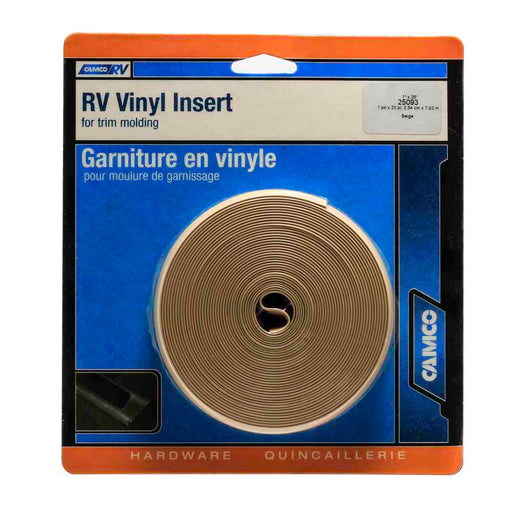 Buy Camco 25093 Vinyl Trim Insert (1" x 25', Beige) - Hardware Online|RV