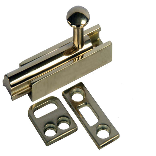 Buy JR Products 20635 3" Surface Bolt Brass - Doors Online|RV Part Shop