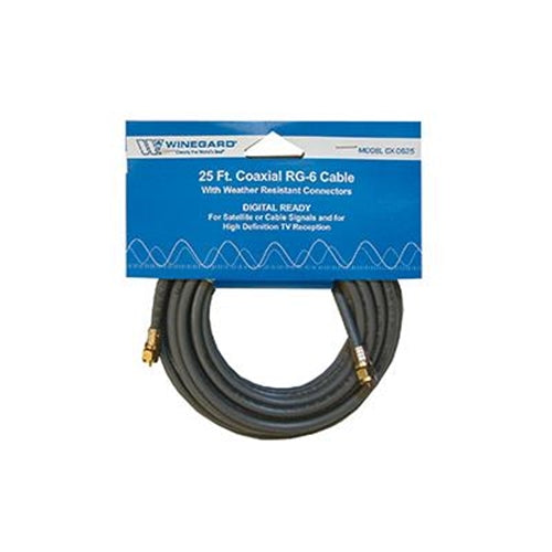 Buy Winegard CX0625 Coaxial Cable RG-6 25' - Televisions Online|RV Part