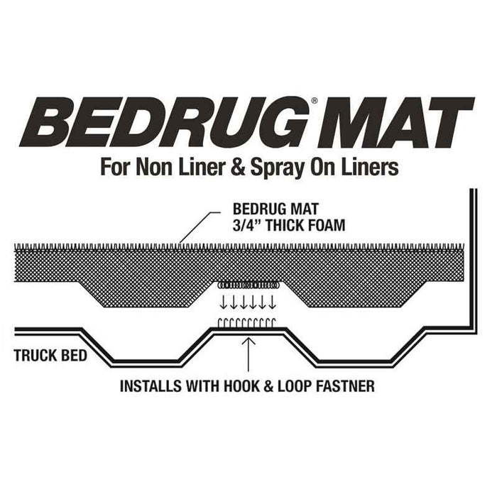 Buy Bedrug BMQ99SBS Fd Super Duty No Liner Mat 6.5' - Bed Accessories