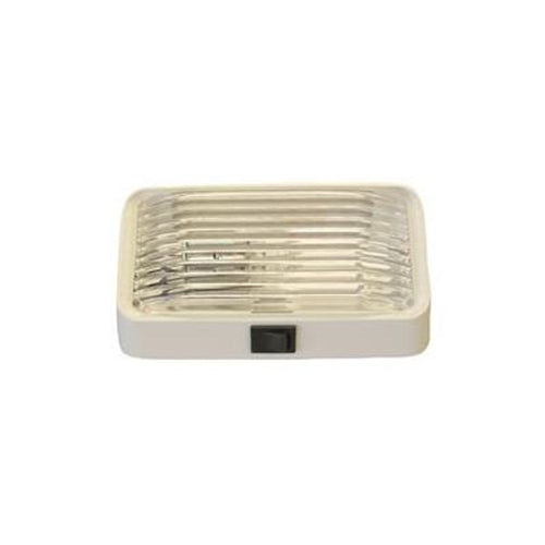 Buy Gustafson AM4018 Lighting White Porch Light With Switch - Lighting