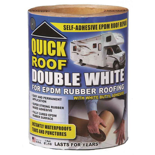 Buy Cofair Products WRQR616 Rubber Roof Repair Double White 6 X 16' - Roof