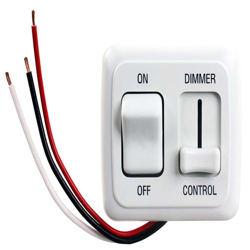 Buy JR Products 15205 Dimmer On/Off LED Double White - Switches and