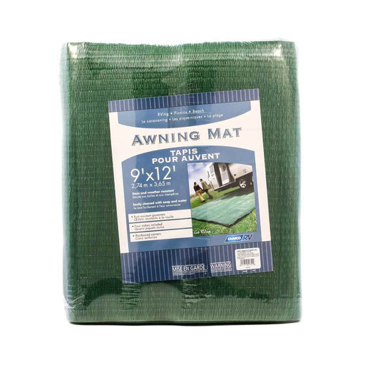 Buy Camco 42820 Durable Reversible RV Camper Awning Mat 9' X 12'- Green -