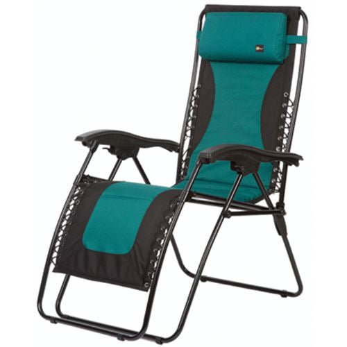 Buy Faulkner 48966 Recliner Padded Green/Black - Camping and Lifestyle