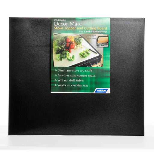Buy Camco 43704 Decor Mate Stove Topper and Cutting Board Black - Ranges