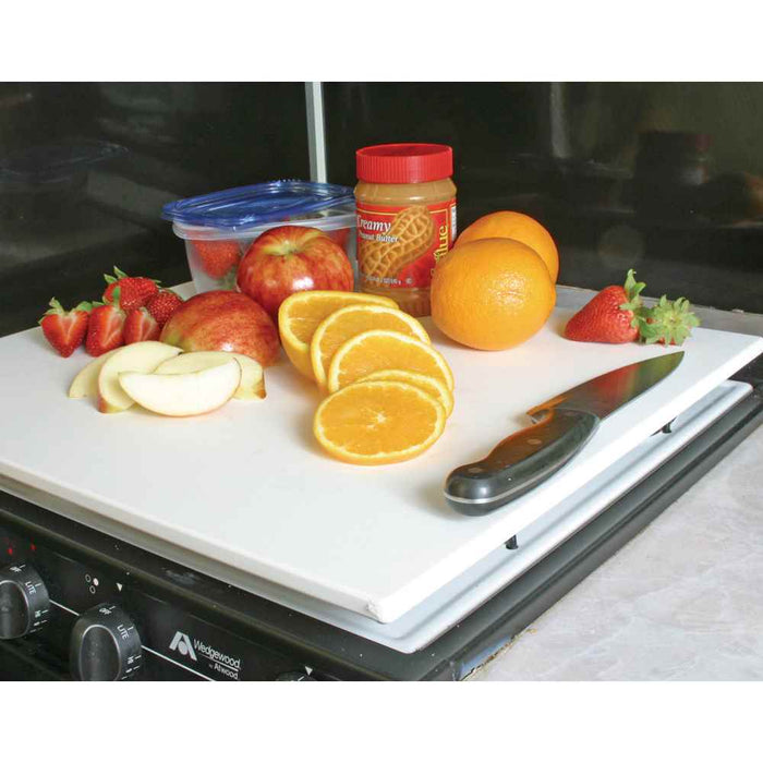 Buy Camco 43707 Decor Mate Stove Topper and Cutting Board White - Ranges