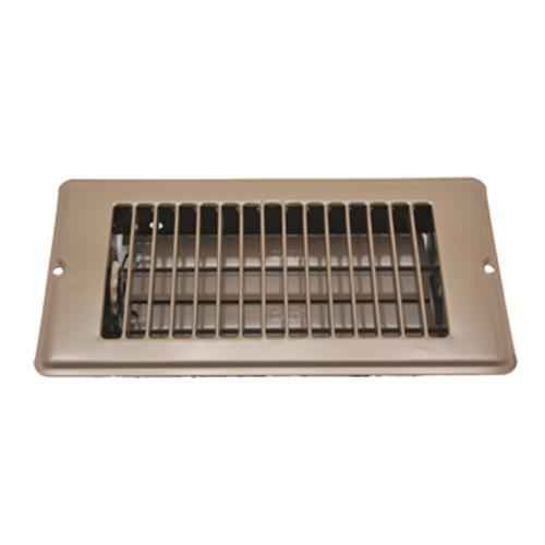 Buy AP Products 013-626 Floor Register 4 X 8 Brown Dampered Metal -