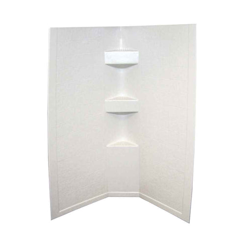 Buy Lippert 306203 Parchment Slate 34X34X68 Neo Tile Shower Surround -