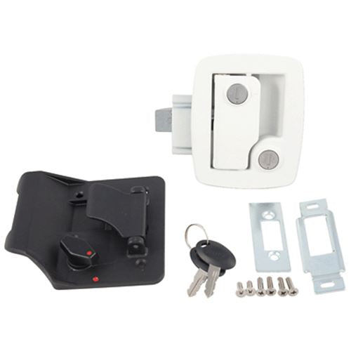 Buy AP Products 013534 Bauer Trtr Lock w/Keys White - Doors Online|RV Part