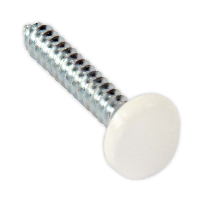Buy JR Products 20415 Kappet Screws w/Covers White - Fasteners Online|RV